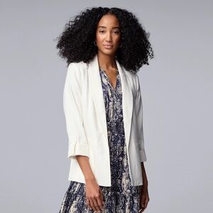 Vera Wang White Blazer